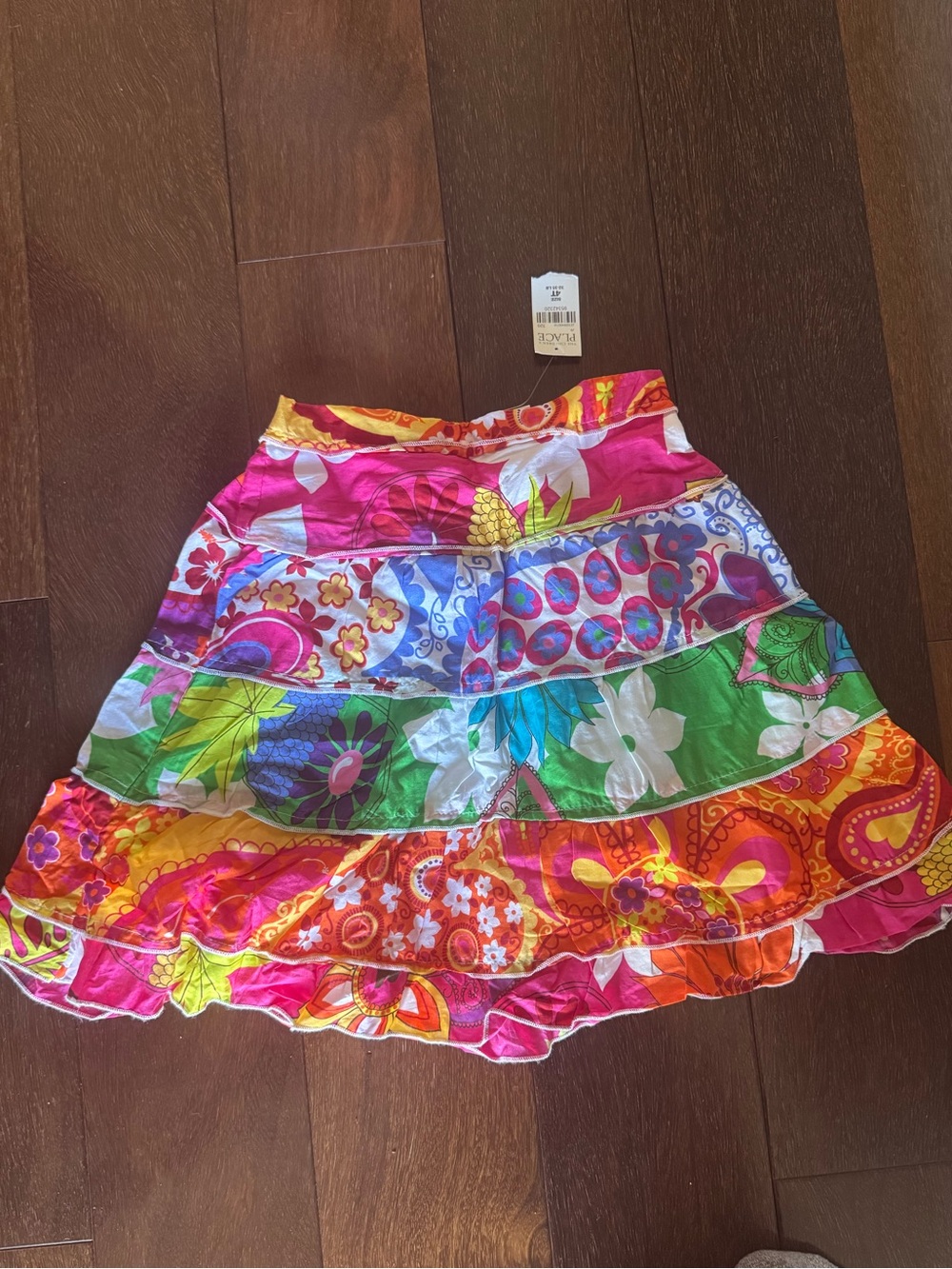 The Children's Place Multicolor Tiered A-Line Skirt